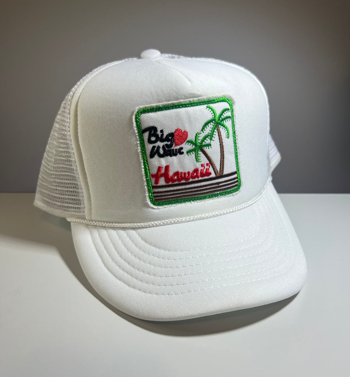 Cobra-Polyester Foam Mesh Cap Hawaii Big Wave Surfing Vintage