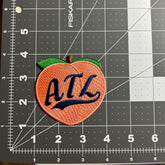 ATL Peach Vintage Style Patch