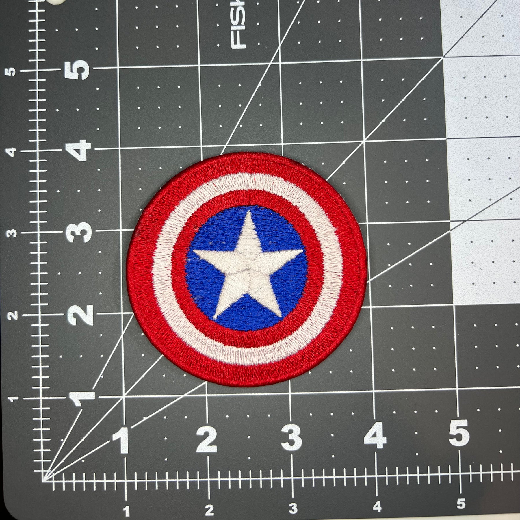 Captain America Shield Vintage Style Patch