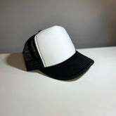 Cobra-Polyester Foam Mesh Cap - White/Black