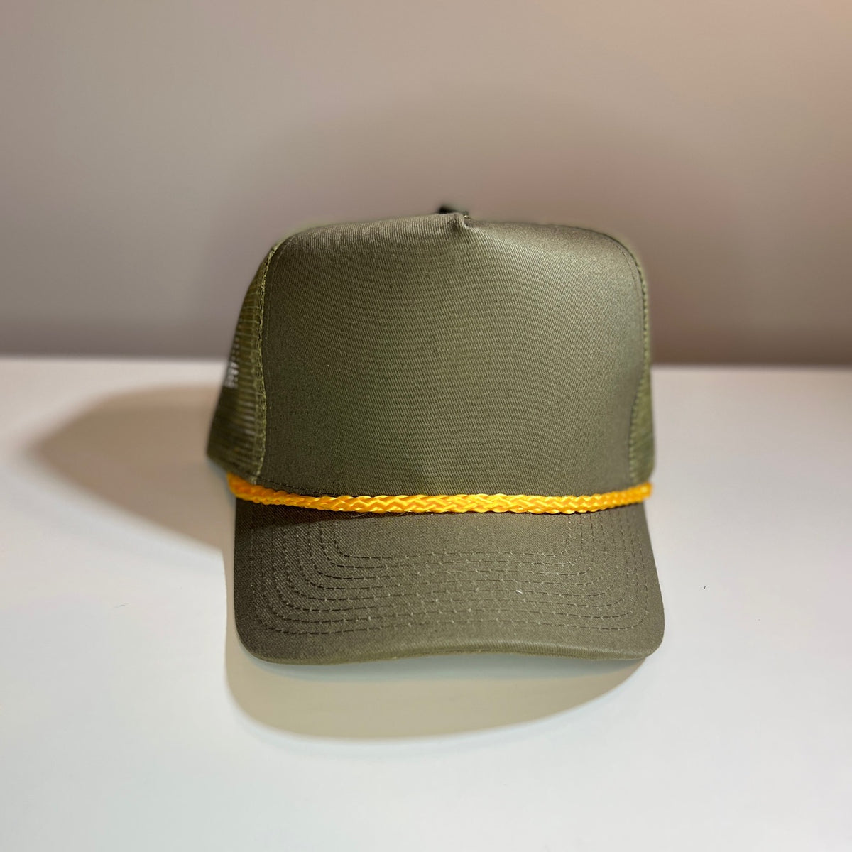 Cobra Rope Trucker Hat - Loden Green/ Gold