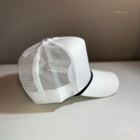 Cobra Rope Trucker Hat - White/ Black