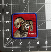 Ram Horny Vintage Style Patch