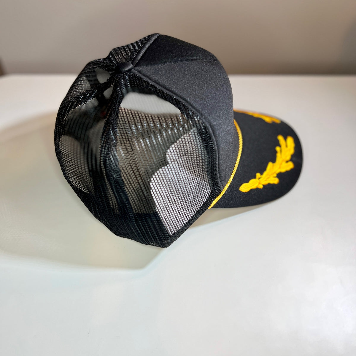 Otto Scrambled Eggs Foam Trucker Hat - Black/Gold