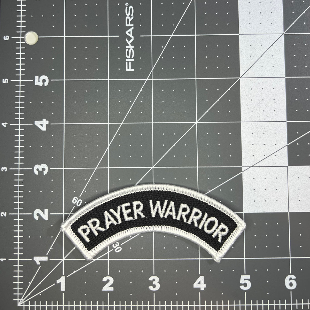 Prayer Warrior Rocker Vintage Patch