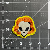 Alien Lady Head Patch