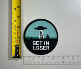 X files I Want To Believe Aliens Vintage Style Patch