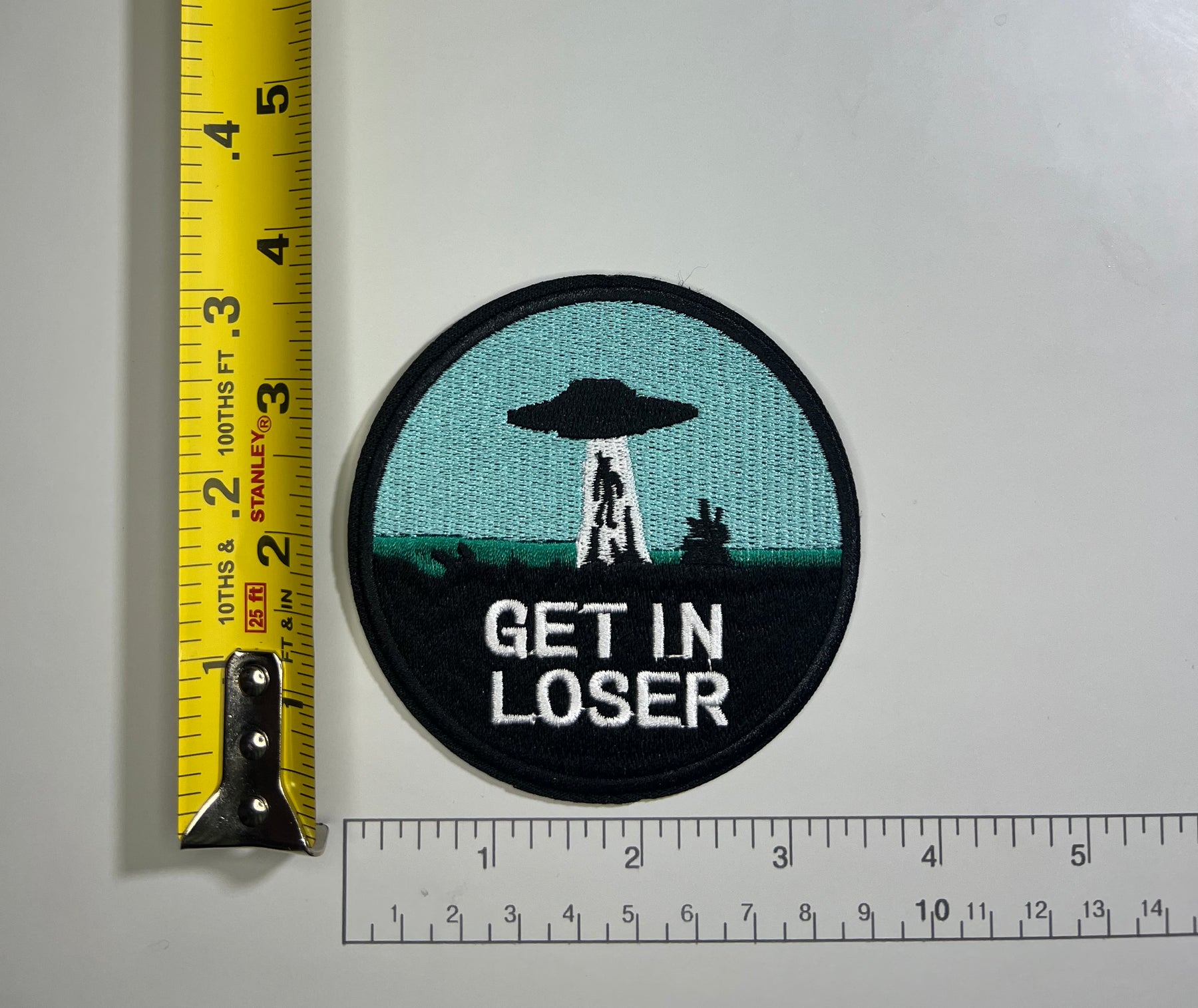 X files I Want To Believe Aliens Vintage Style Patch