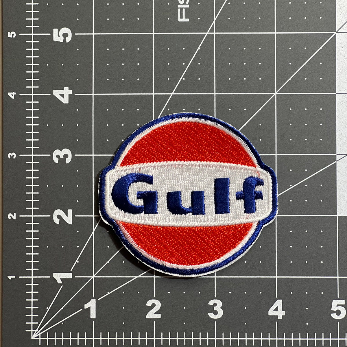 Gulf Oil Racing Vintage Style Garage Patch