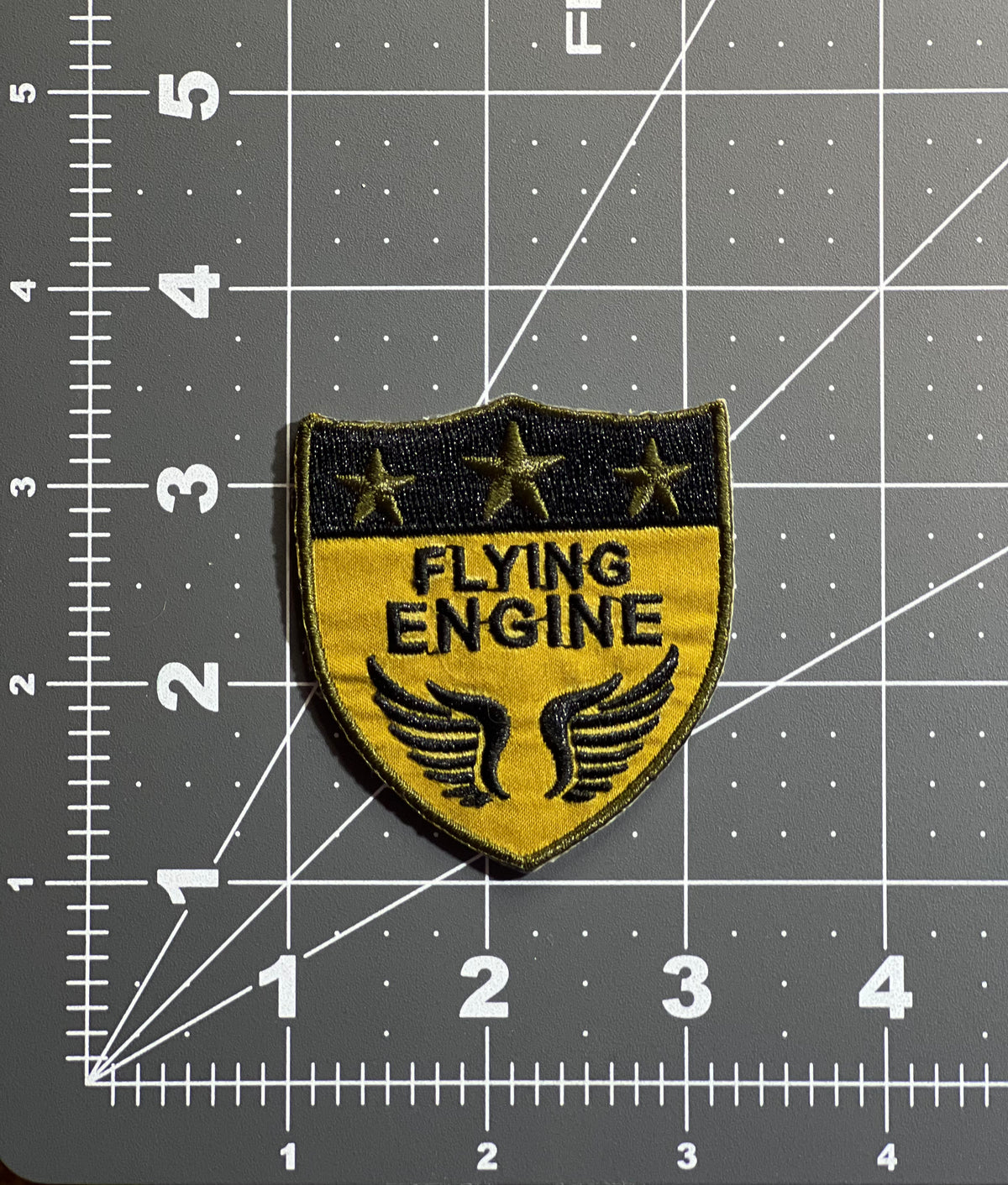 Flying Engine Vintage Style Patch