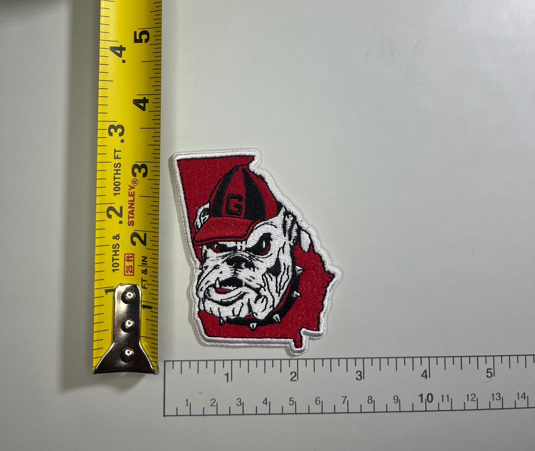 GA Bulldog Vintage Style Patch