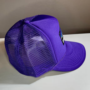 Cobra-Polyester Foam Mesh Cap - Purple Patagonia