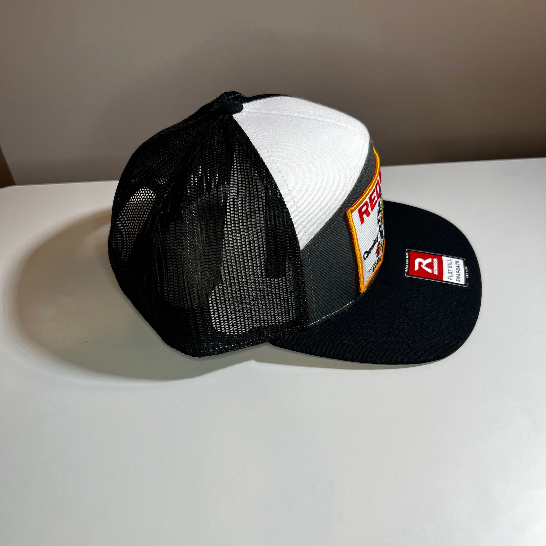 Redman Cap Richardson 7 Panel Cap Flat Bill Red Man Golden Blend Chewing Tobacco